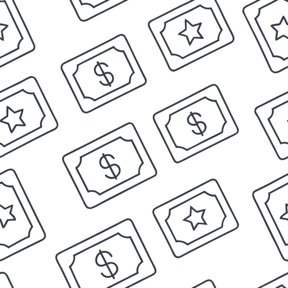 Minimalist tiles with abstract discount and currency symbols concept as A seamless minimalist tile pattern featuring abstract representations of discount symbols and various curren Clean Pro vector