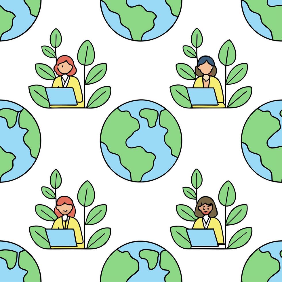 People with Watercolor Earth and Environmental Data concept as A group of people analyzing watercolor earth and environmental data set against a dreamy background offering ample sp Clean Pro 5 vector