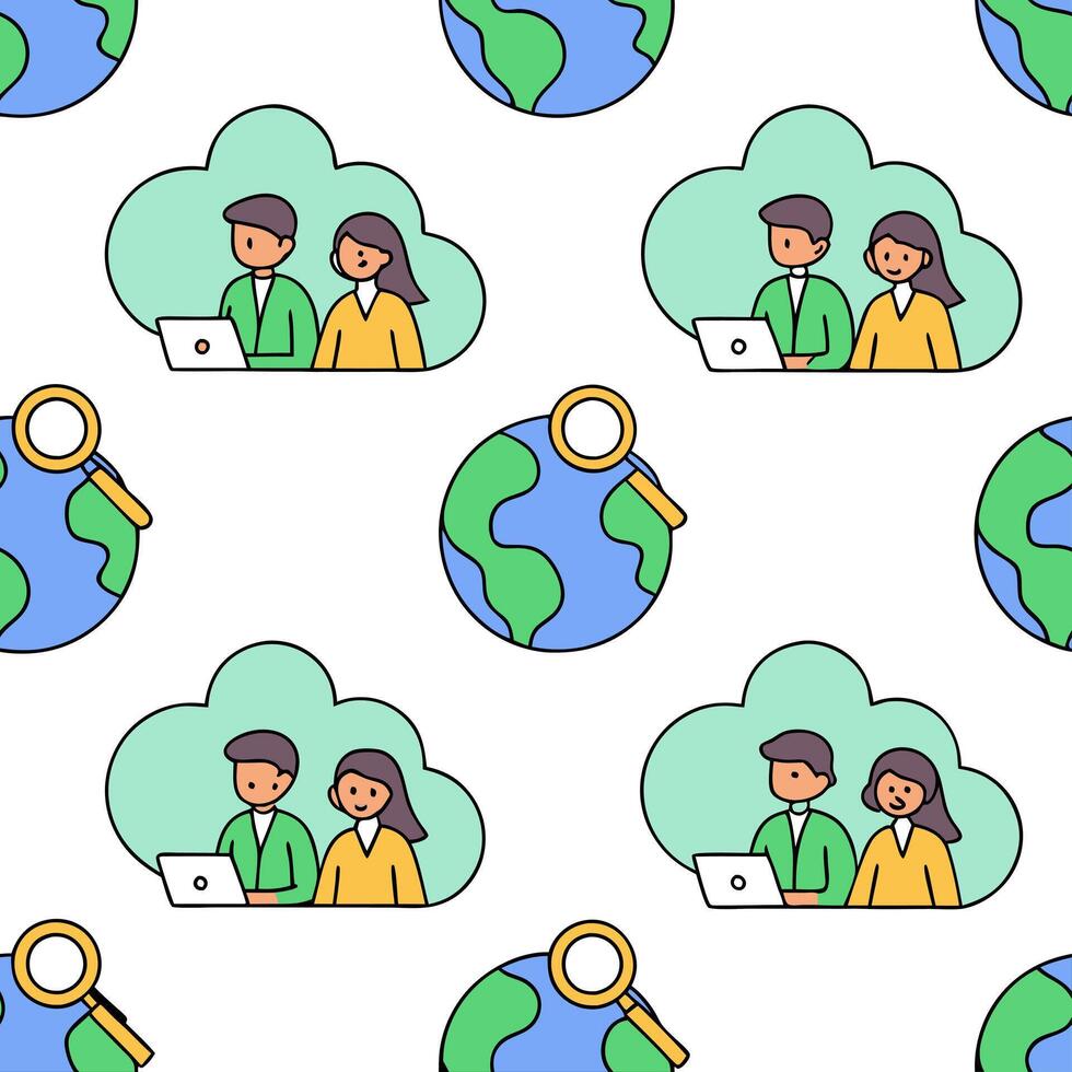People with Watercolor Earth and Environmental Data concept as A group of people analyzing watercolor earth and environmental data set against a dreamy background offering ample sp Clean Pro 2 vector