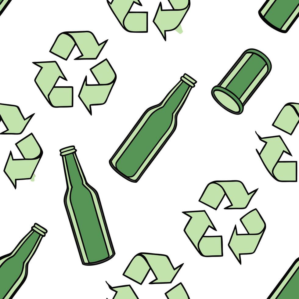 Recycled Glass Background concept as A seamless background featuring recycled glass elements symbolizing sustainability for New Year 2026 The camera captures the textures and colo Clean Pro vector