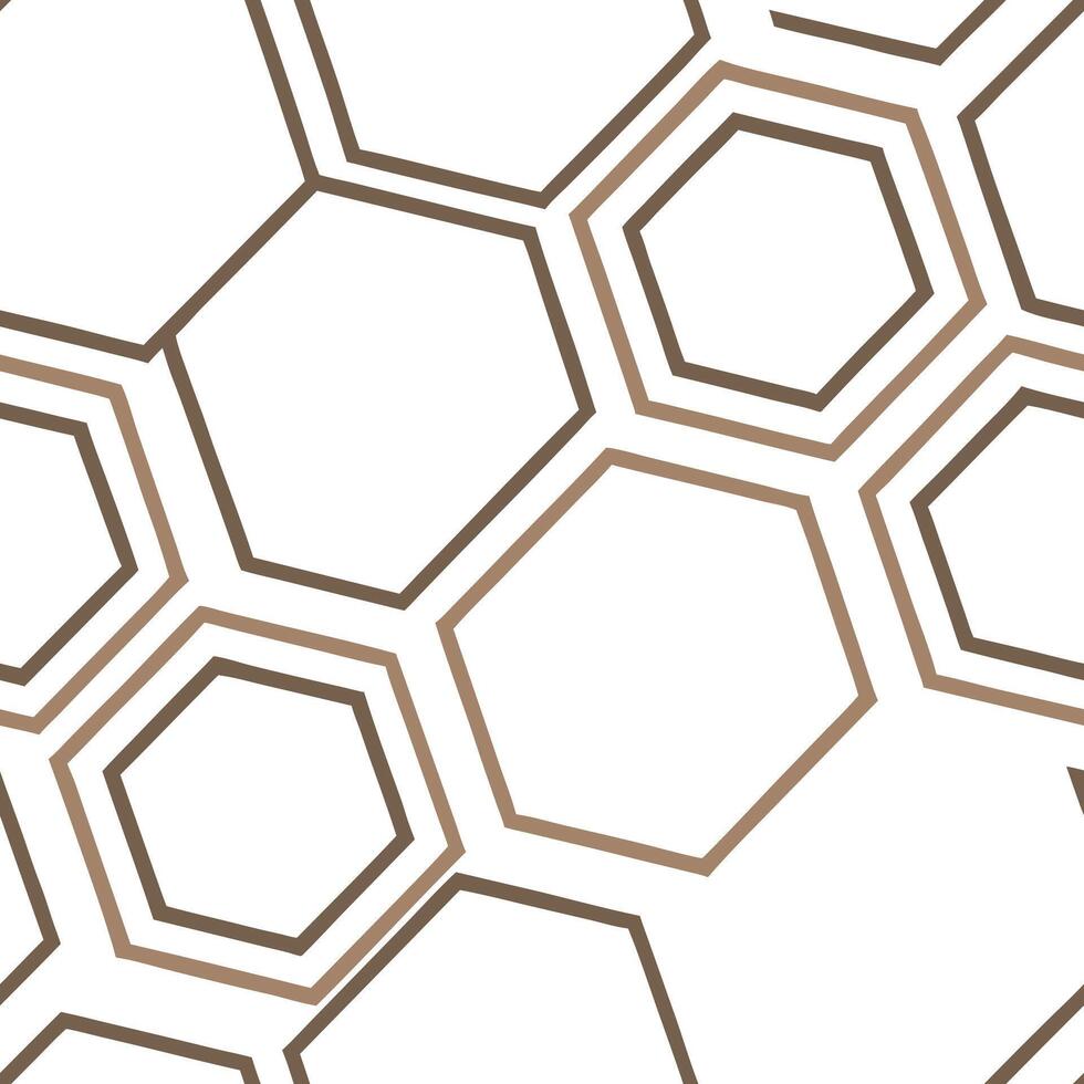 Retro polygon seamless tiles metallic colors on white background perfect for luxury designs concept as Creating retro seamless tile with polygon shapes in metallic colors on white Clean Pro vector