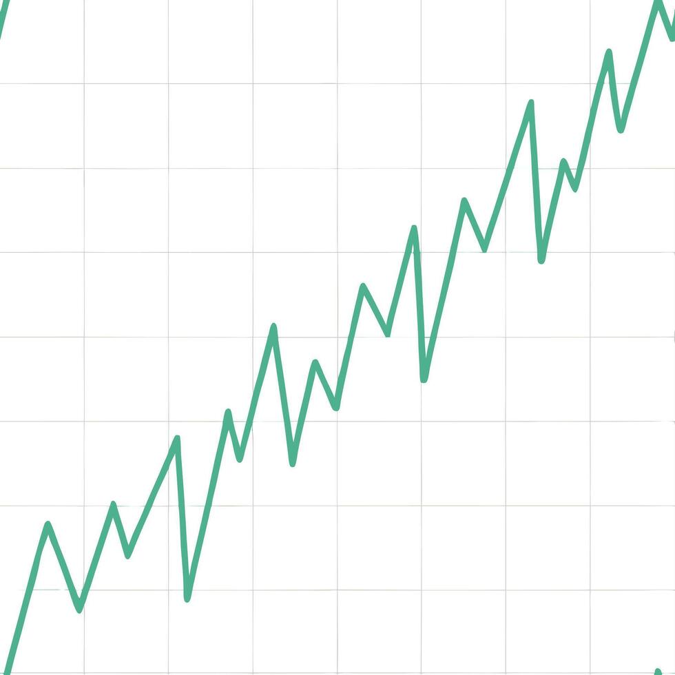 Seamlessly looped animated stock market financial graph with green uptrend line for trading and investment concept as A seamlessly looped animated stock market financial graph feat Clean Pro 2 vector