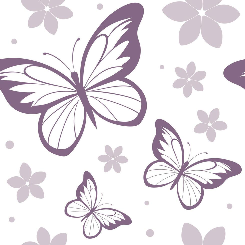 Soft lilac ombre seamless tile pattern gradient isolated white background perfect for feminine textiles branding packaging concept as Soft lilac ombre seamless pattern with gradien Clean Pro vector