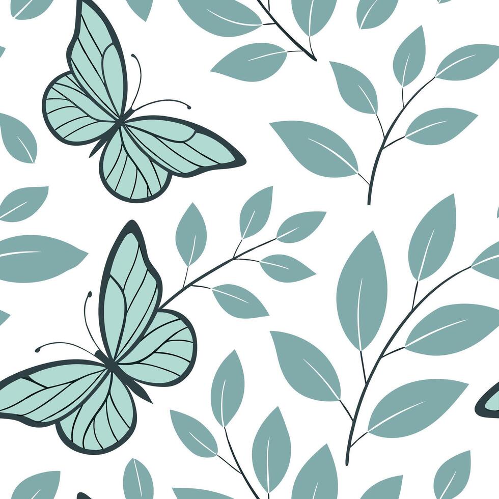 Spring pastel seamless tile pattern with soft blues and greens for a peaceful and natural ambiance concept as Soft blues and greens arranged in seamless patterns for a peaceful nat Clean Pro vector