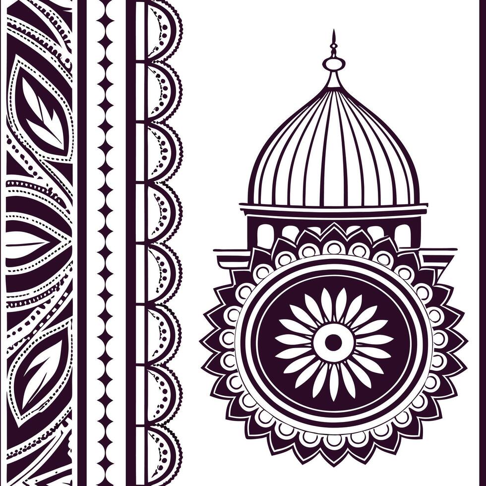 Traditional embroidery and textile motifs seamless tile pattern with rich textures concept as Rich textures highlight traditional embroidery and textile motifs in seamless tile pat Clean Pro vector