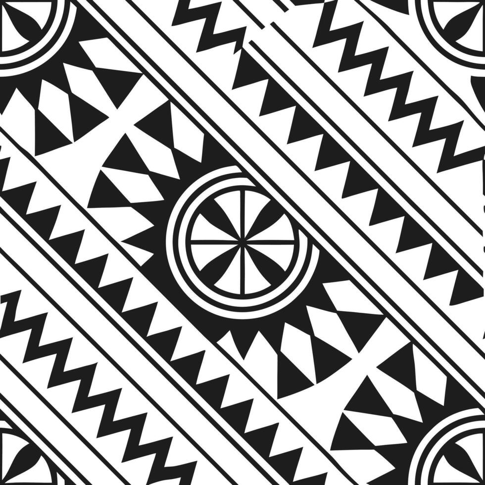 Tribal patterns seamless design with sharp edges and bold geometric shapes for a structured powerful aesthetic concept as Sharp edged tribal patterns with bold geometric shapes for Clean Pro vector