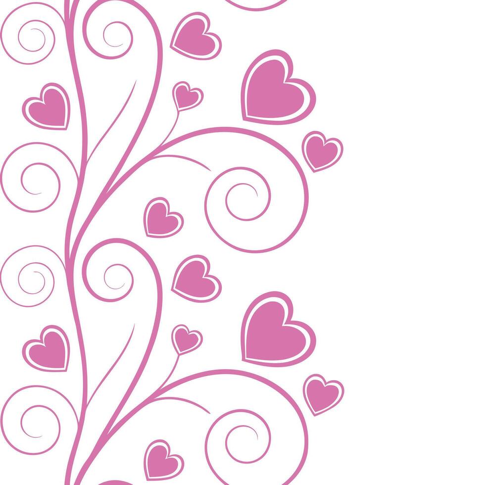 Valentine hearts and love quotes seamless tile pattern with elegant scripts and romantic hues for sentimental decor concept as Elegant script love quotes and romantic hearts arrang Clean Pro 2 vector