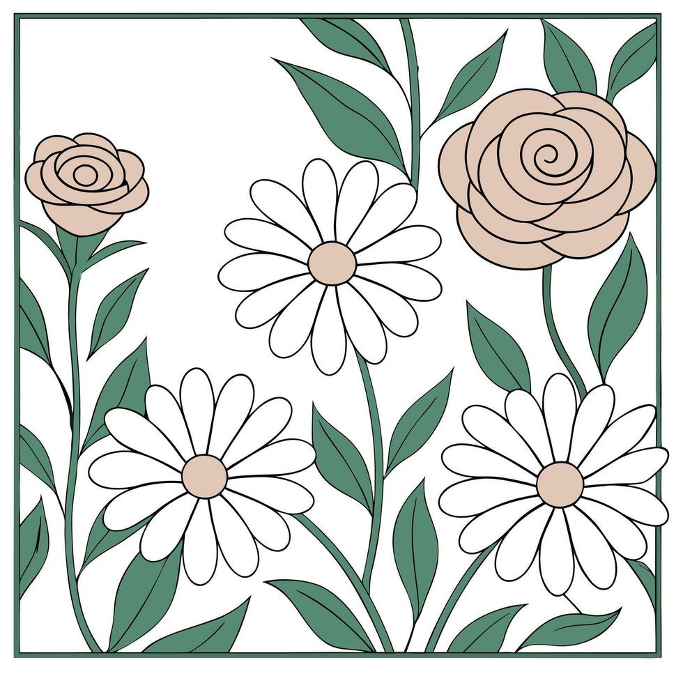 Vintage spring garden seamless pattern with peonies and irises for nostalgic garden spaces concept as Nostalgic peonies and irises seamlessly patterned for a vintage inspired sprin Clean Pro vector