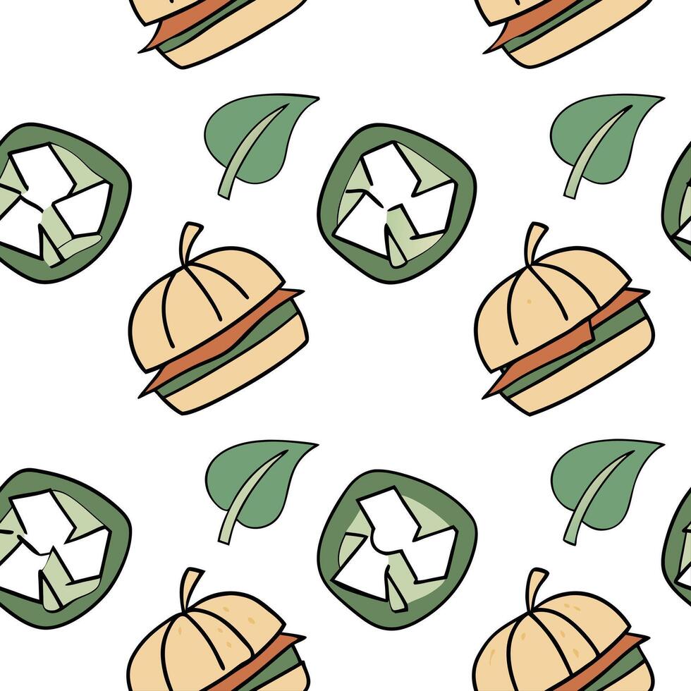 Watercolor tiles seamless background featuring fruits and vegetables for World Food Day concept as Camera movement Slow zoom into the detailed watercolor tiles Scene A colorful ar Clean Pro 10 vector