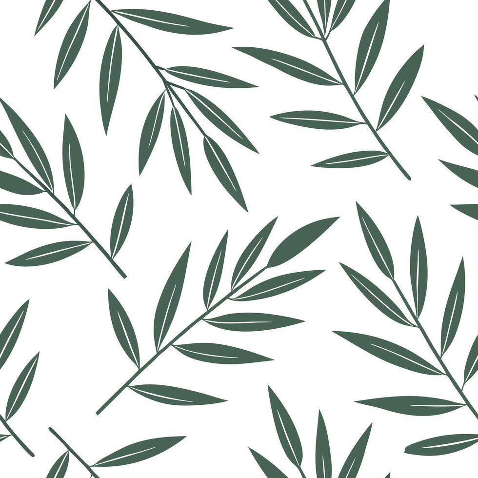 Watercolor tiles with bamboo leaves concept as Seamless watercolor tiles adorned with bamboo leaves offering a zen and serene design for gift wrapping paper in Photo Stock Concept Clean Pro vector