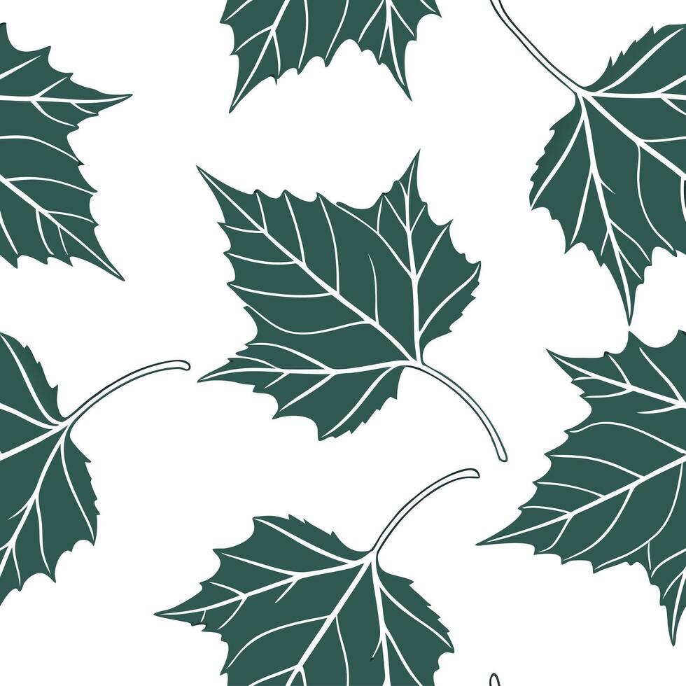 Watercolor tiles with poplar leaves concept as Seamless watercolor tiles featuring poplar leaves offering a sleek and contemporary design for gift wrapping paper in Photo Stock Co Clean Pro vector