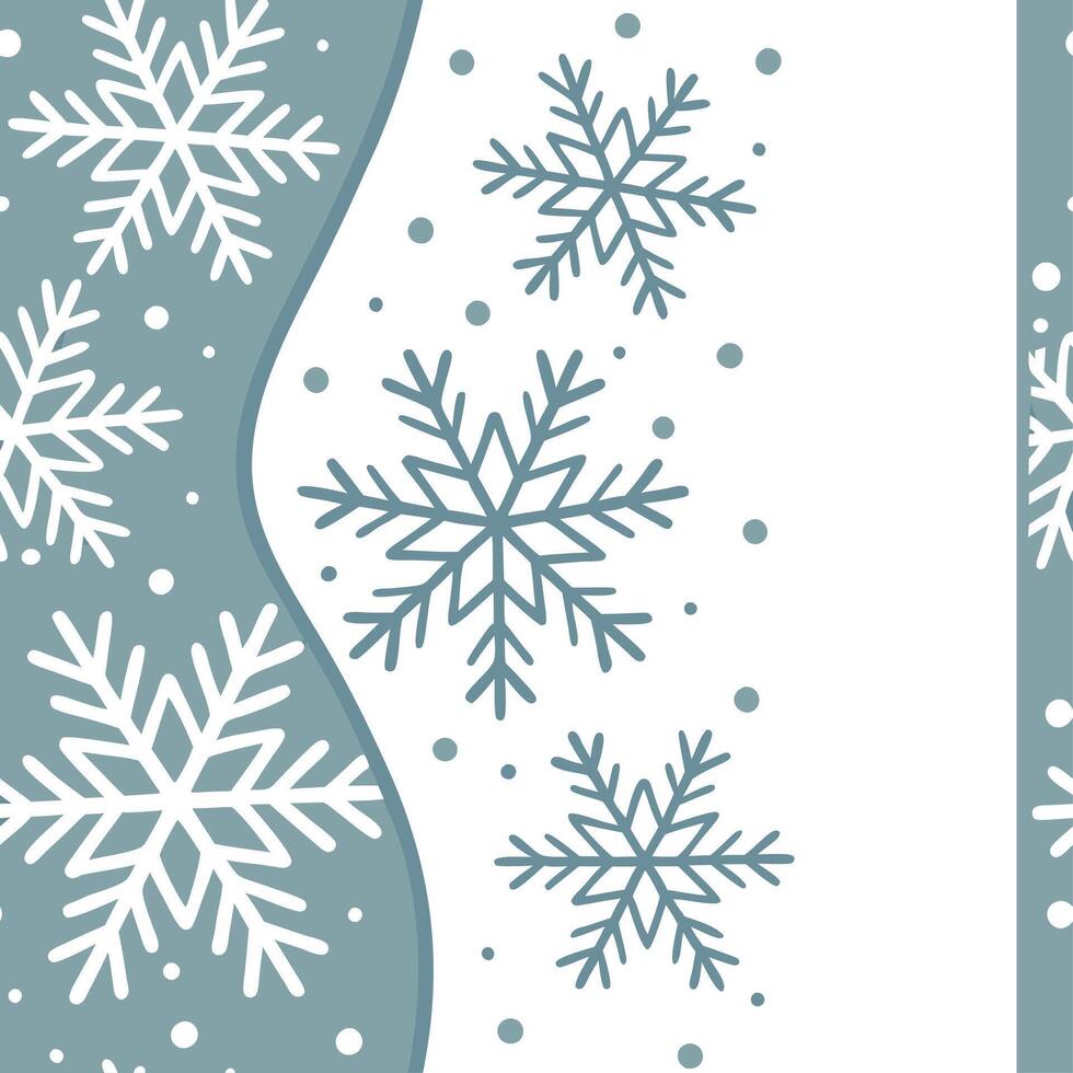 Winter whites seamless pattern with soft snowflakes frosty textures and cool tones for a minimalistic winter design concept as Minimalistic winter whites pattern with soft snowflak Clean Pro vector