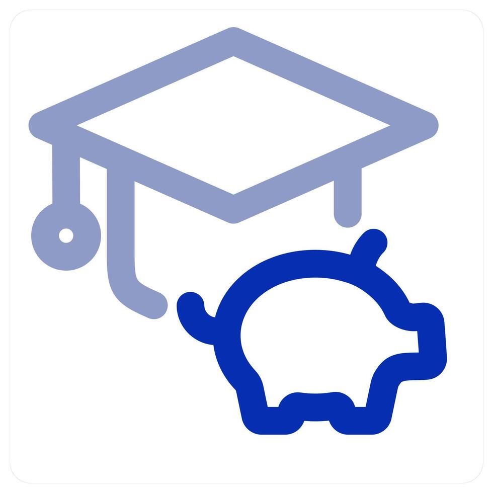 Graduation Savings icon concept vector