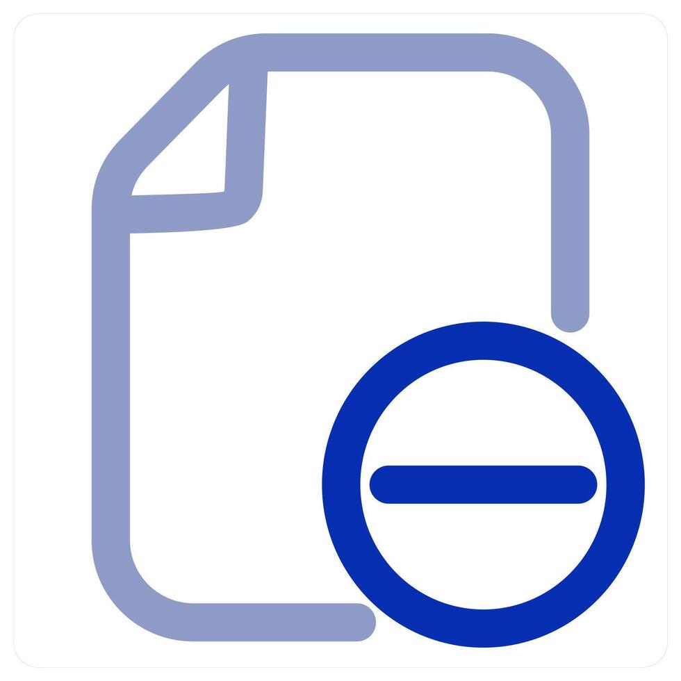 Remove File icon concept vector