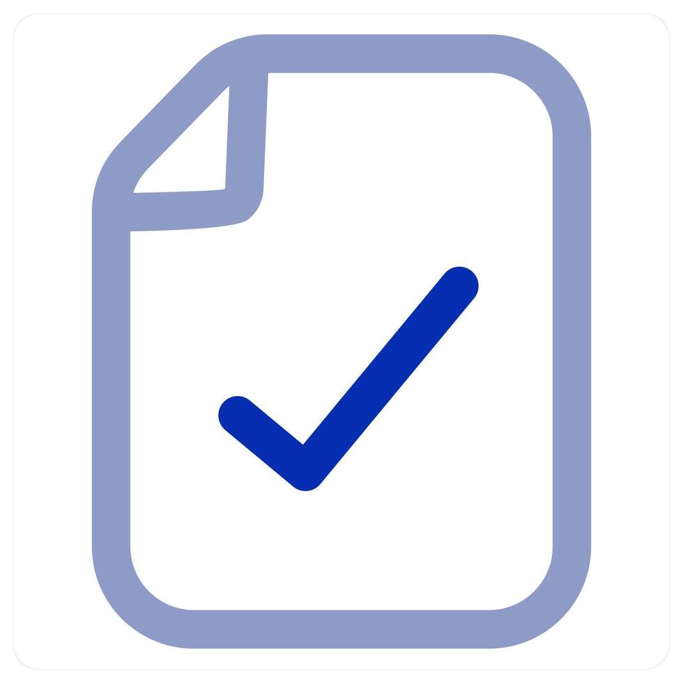 Approved File icon concept vector