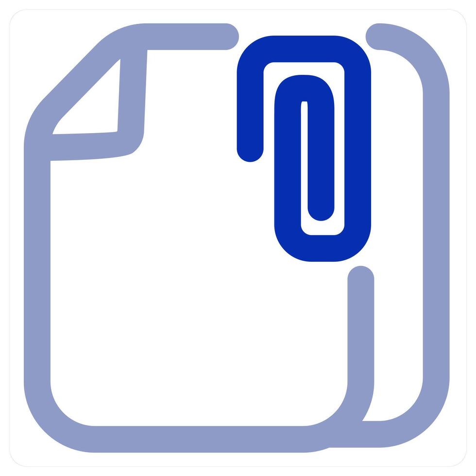 File Clip icon concept vector