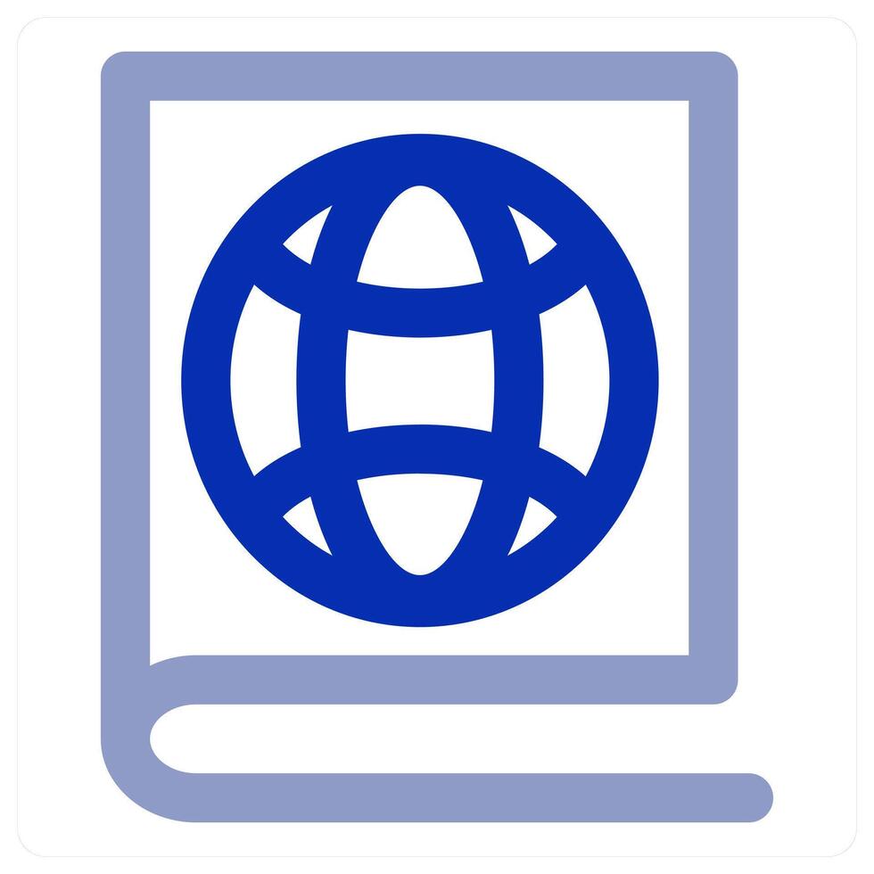 Global Book icon concept vector