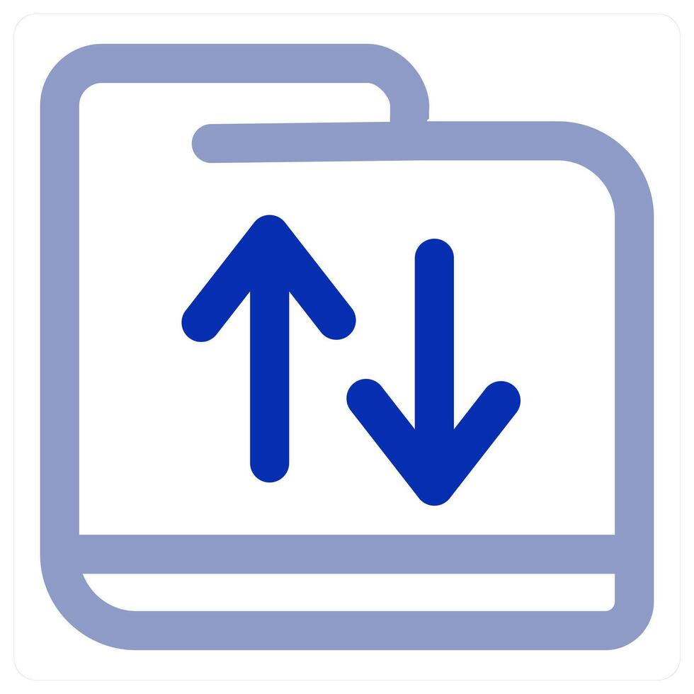 Folder Sync icon concept vector