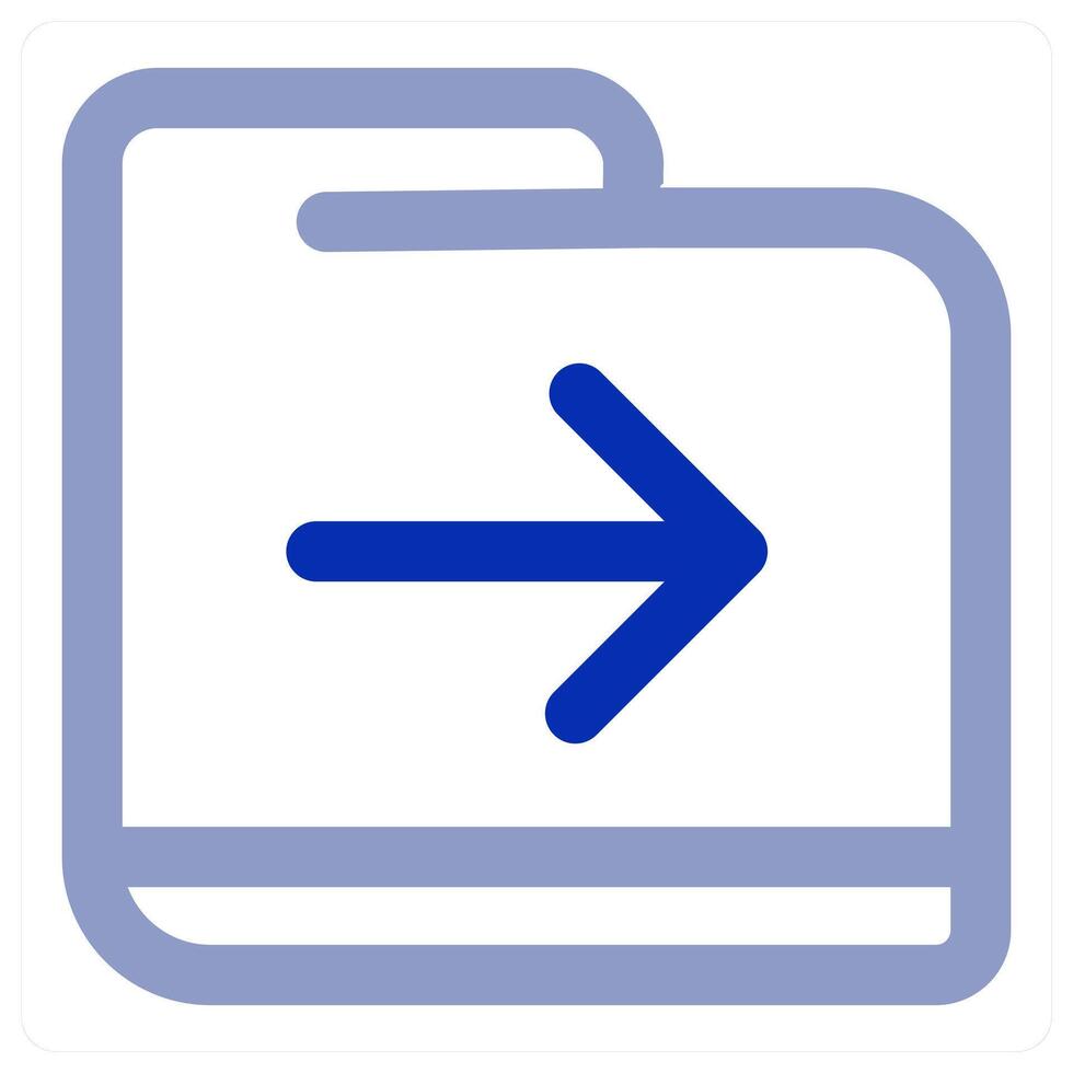Folder and document icon vector