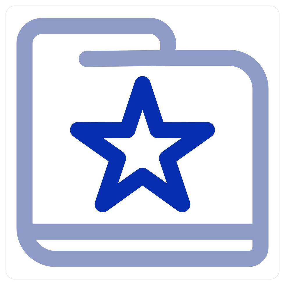 Favourite Folder icon concept vector