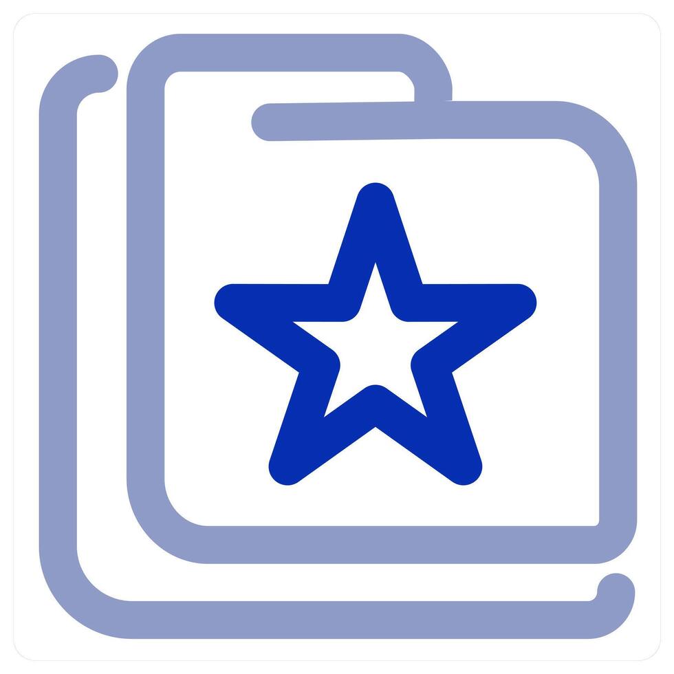 Favourite Folder and folder icon concept vector