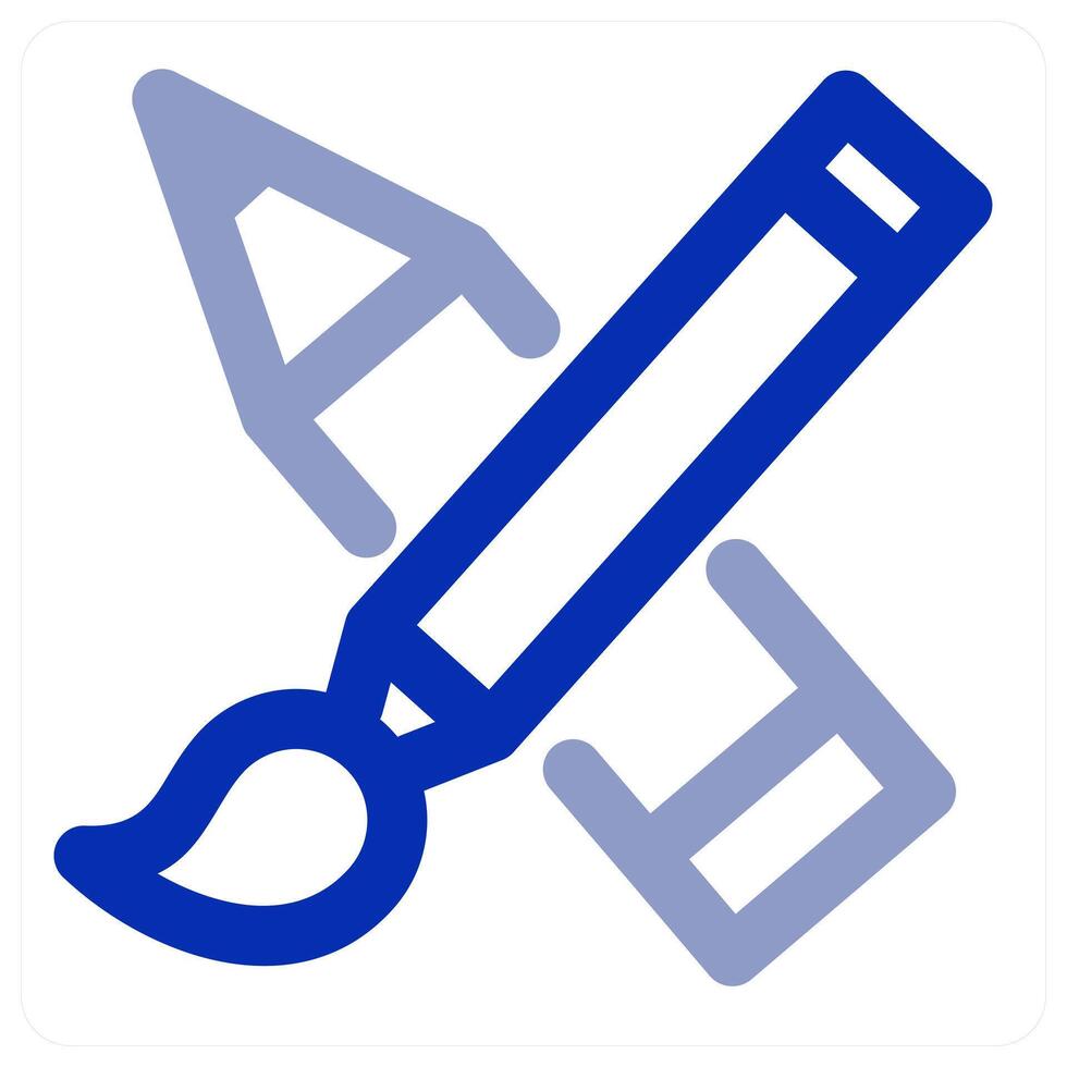 Stationery Items concept icon vector