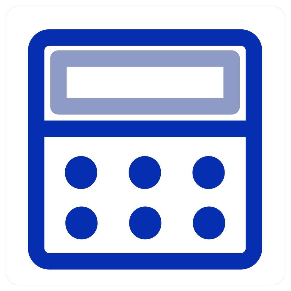 Calculator and budgeting icon concept vector