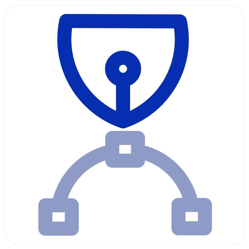 Bezier Tool icon concept vector