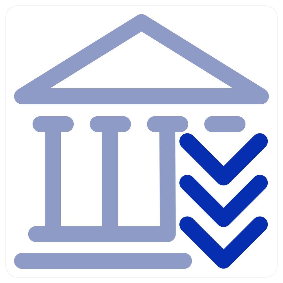 Bank and savings icon concept vector