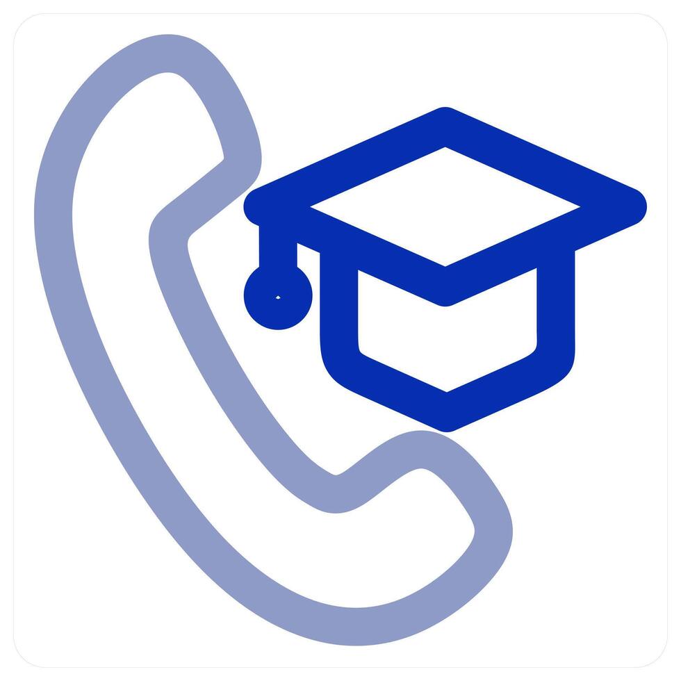 Study Call and study icon concept vector