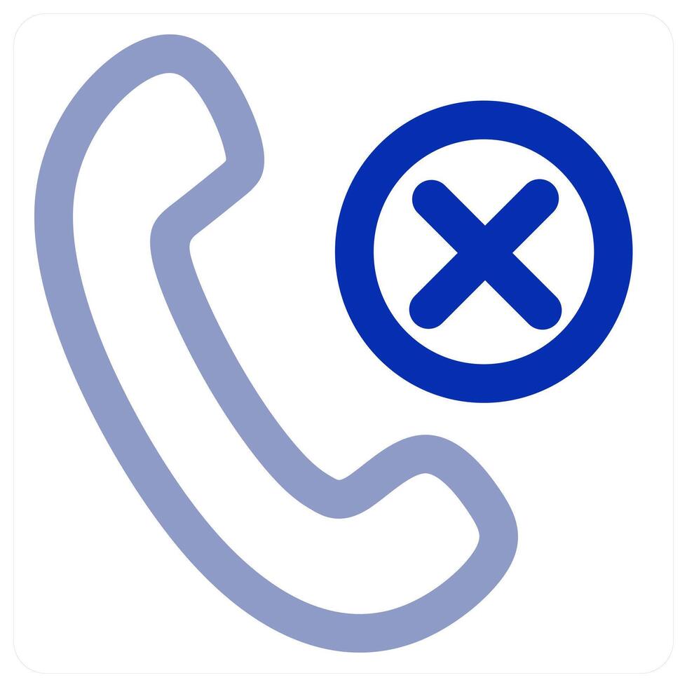 Remove Call icon concept vector