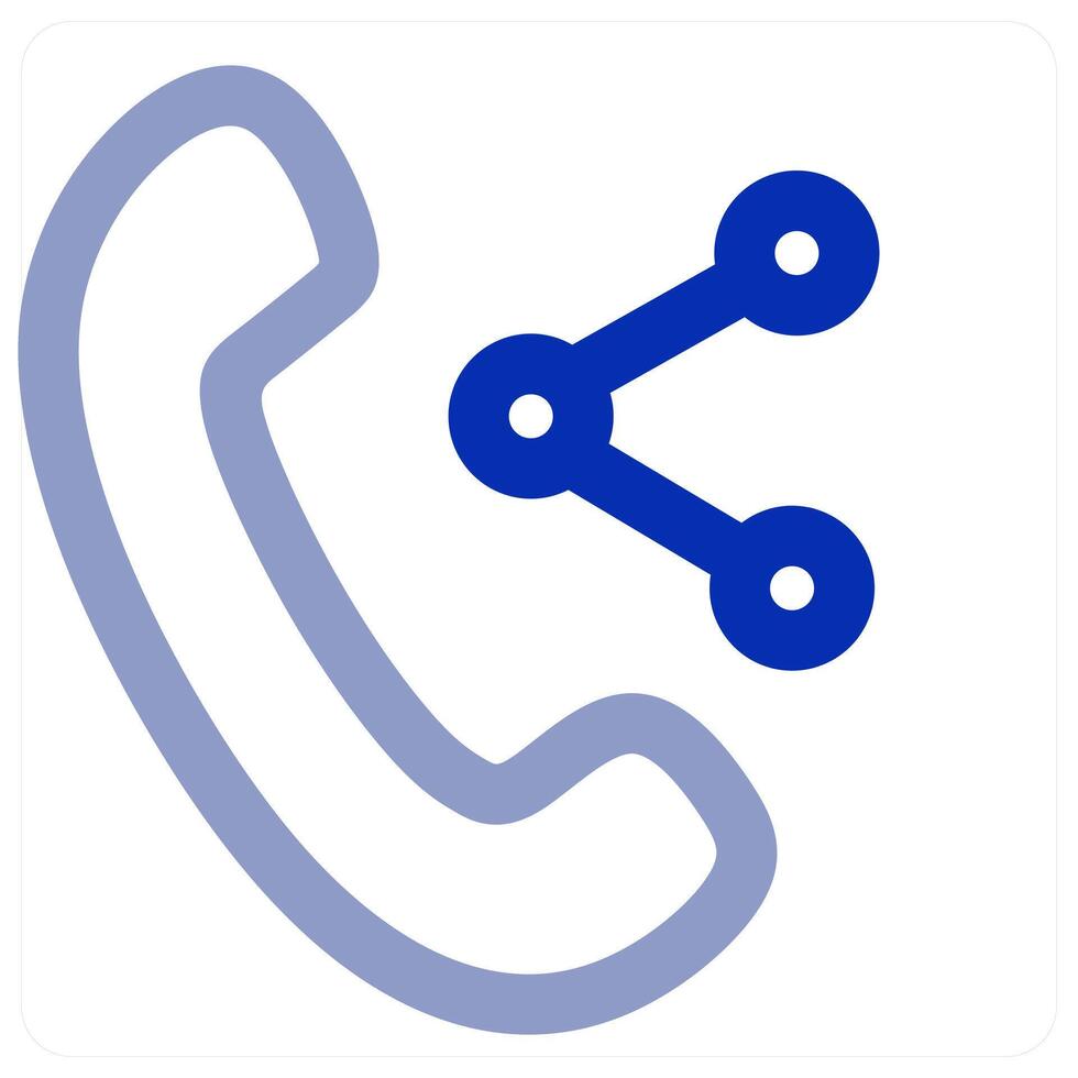 Share Call icon concept vector