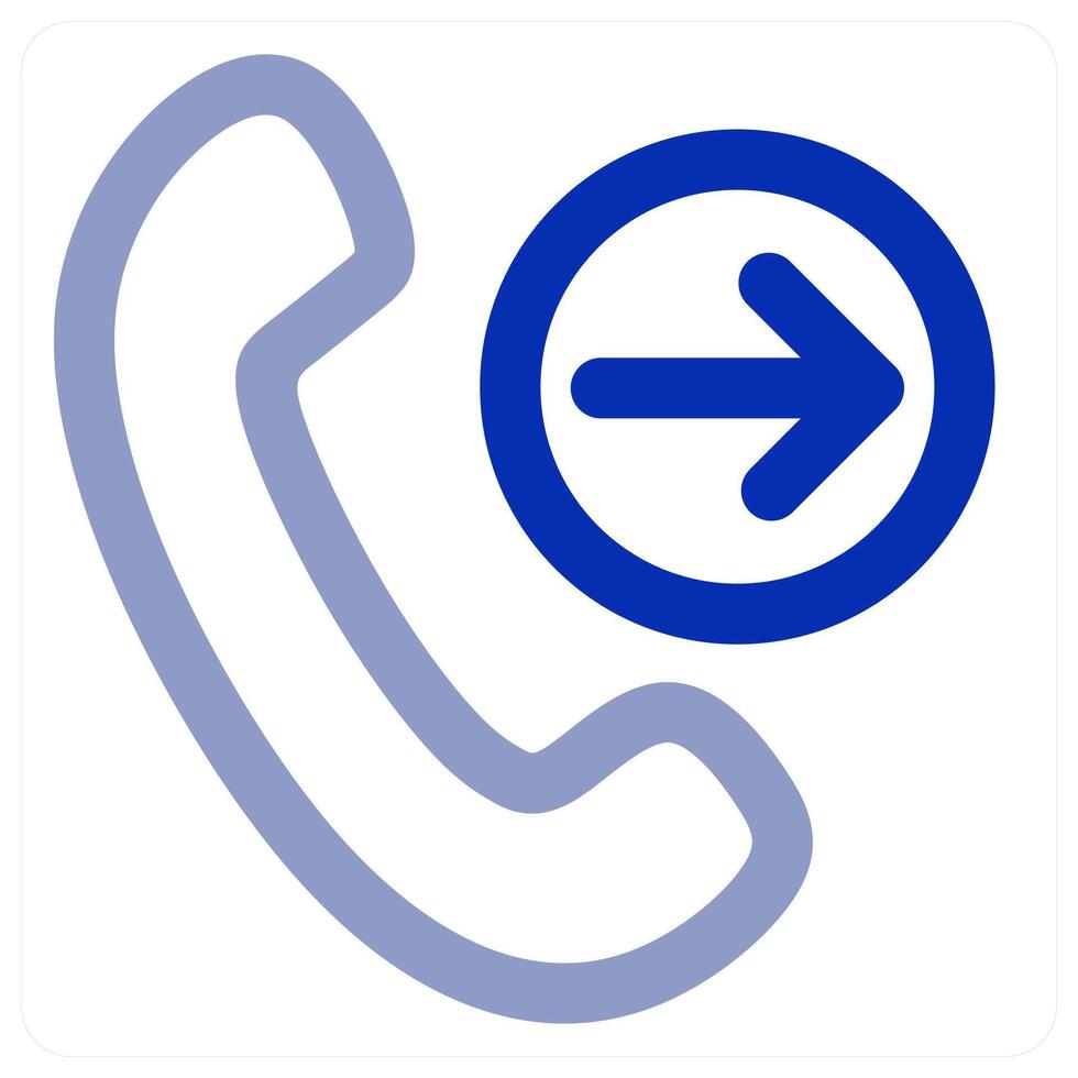 Outgoing Call concept vector