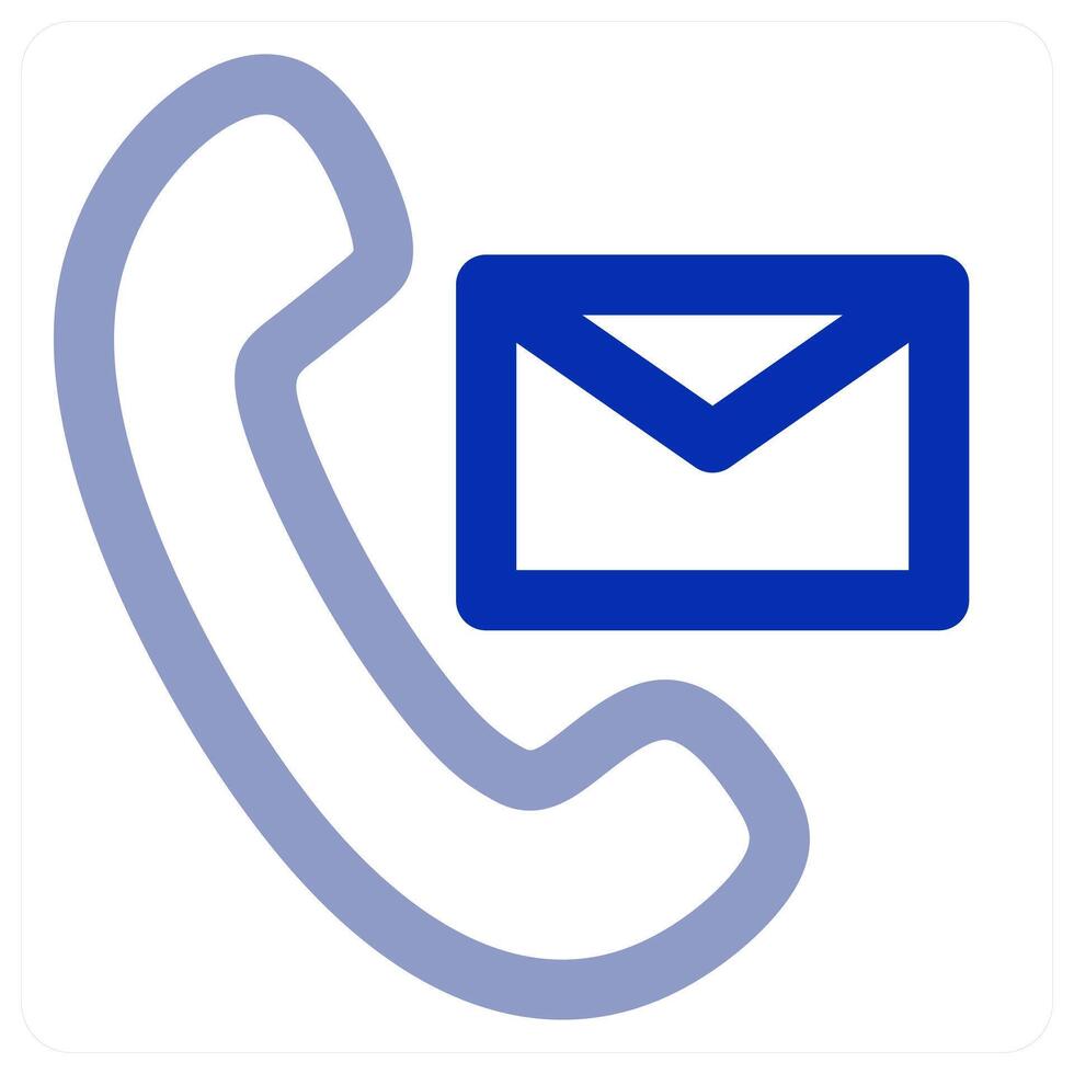 Call Message concept icon vector