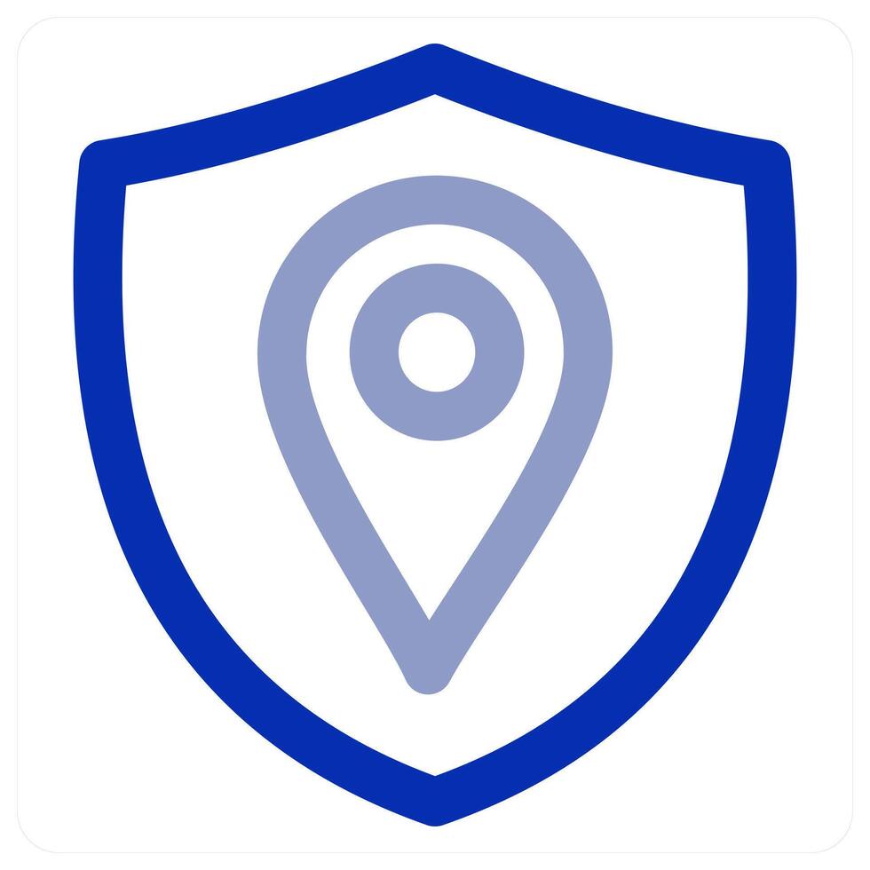 Location Security icon concept vector