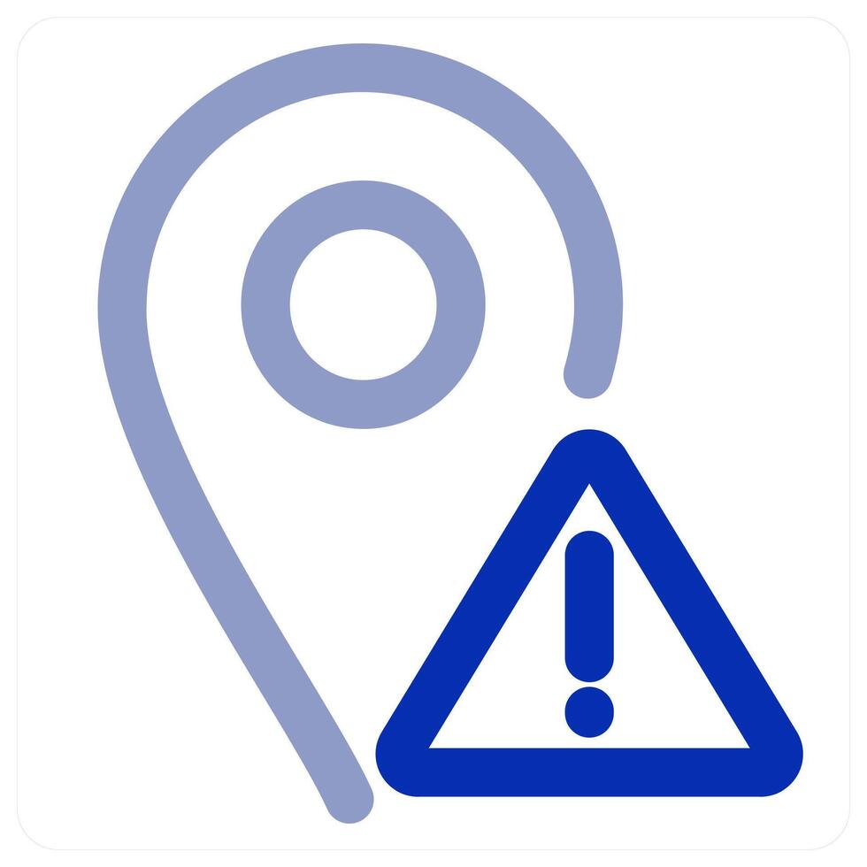 Alert Location icon concept vector