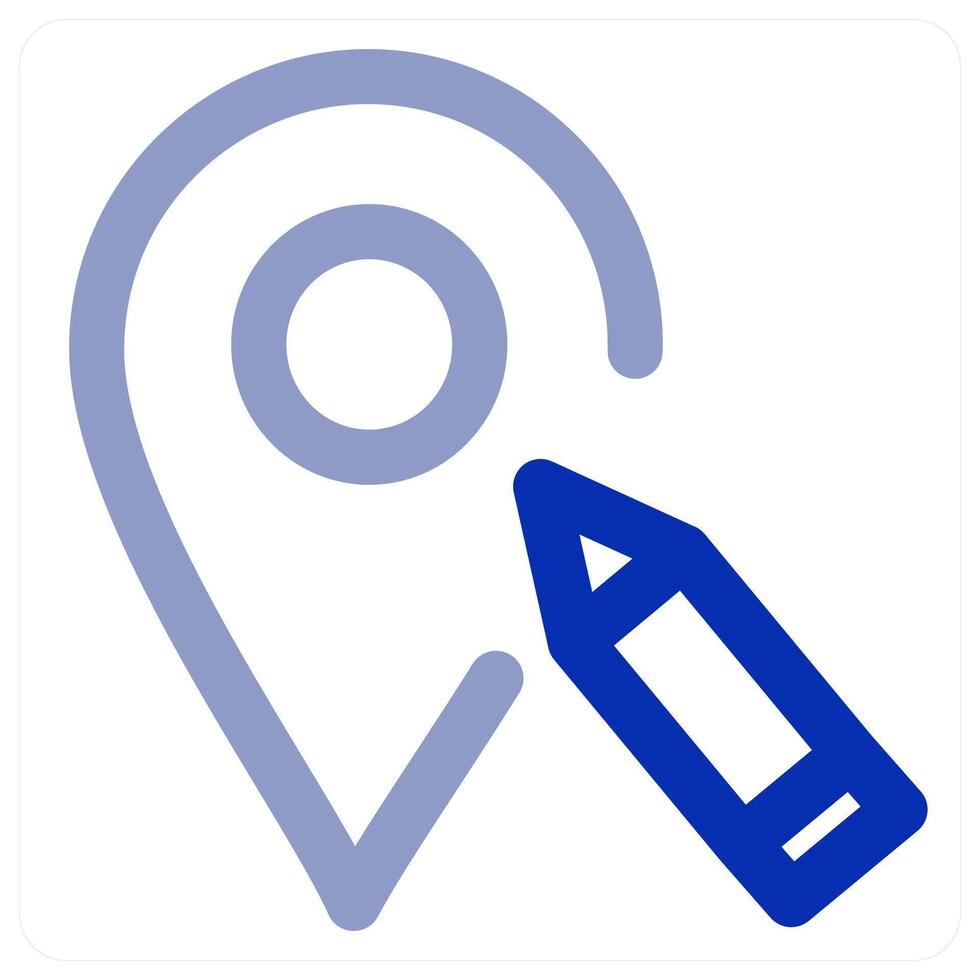 Edit Location icon concept vector