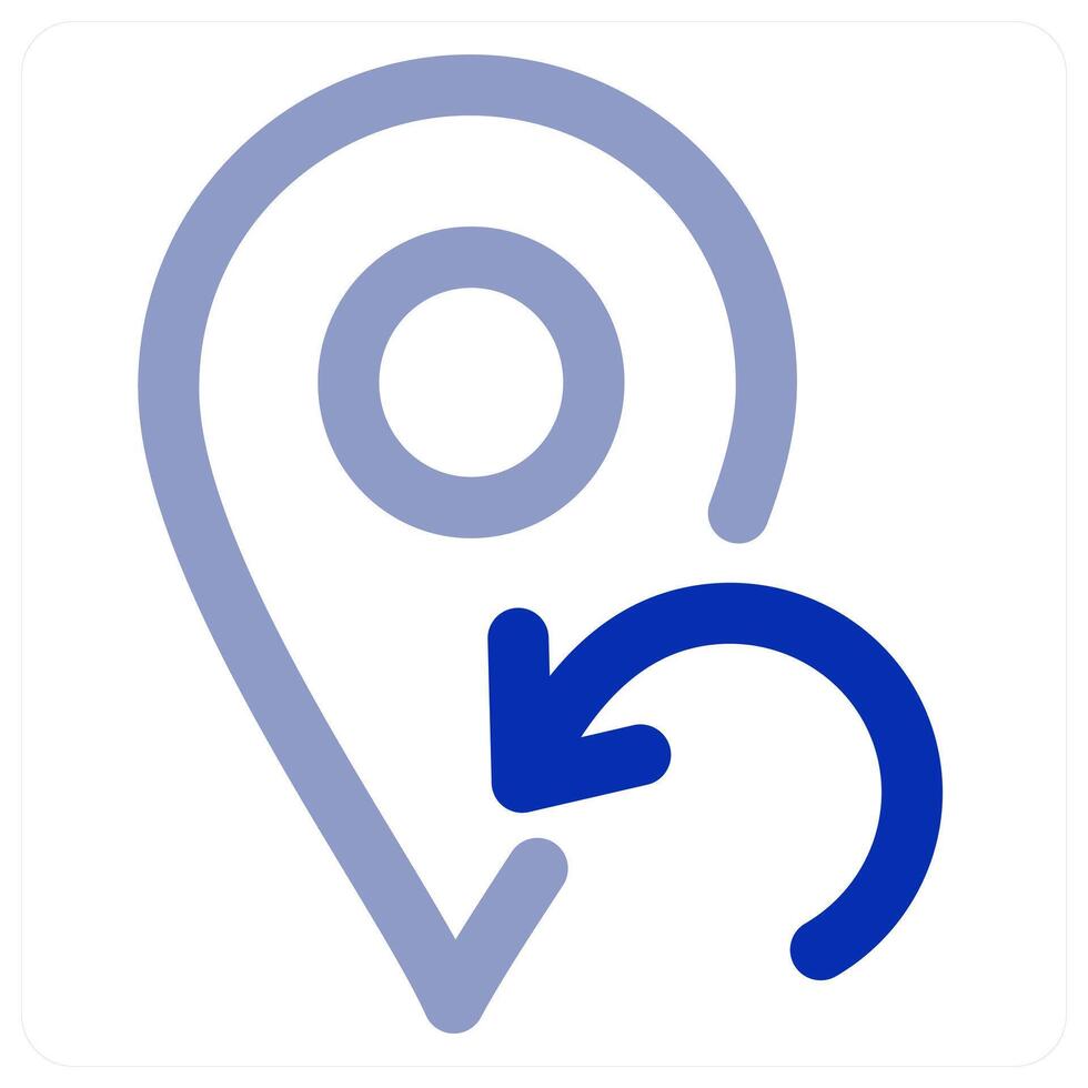 Refresh Location icon vector