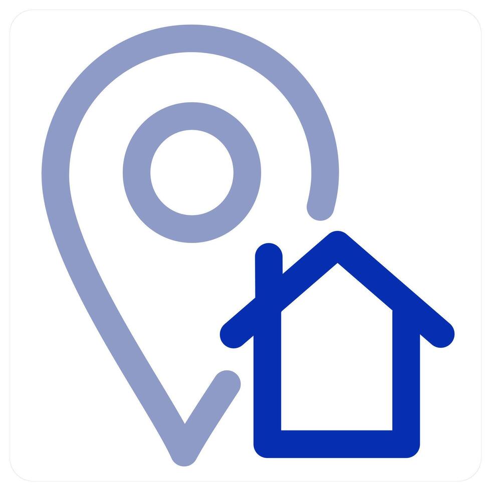 Home Location icon concept vector