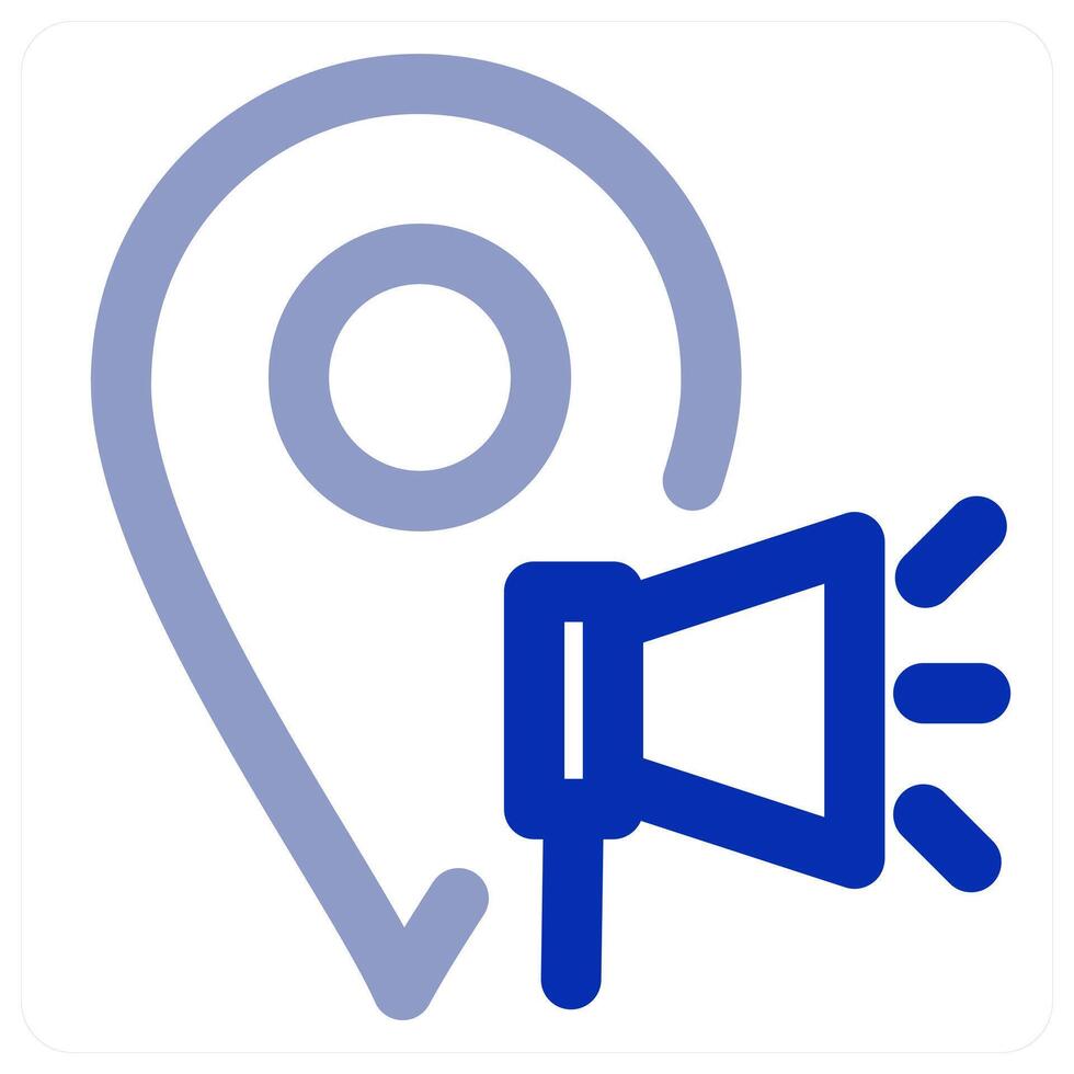 Volume Location icon concept vector