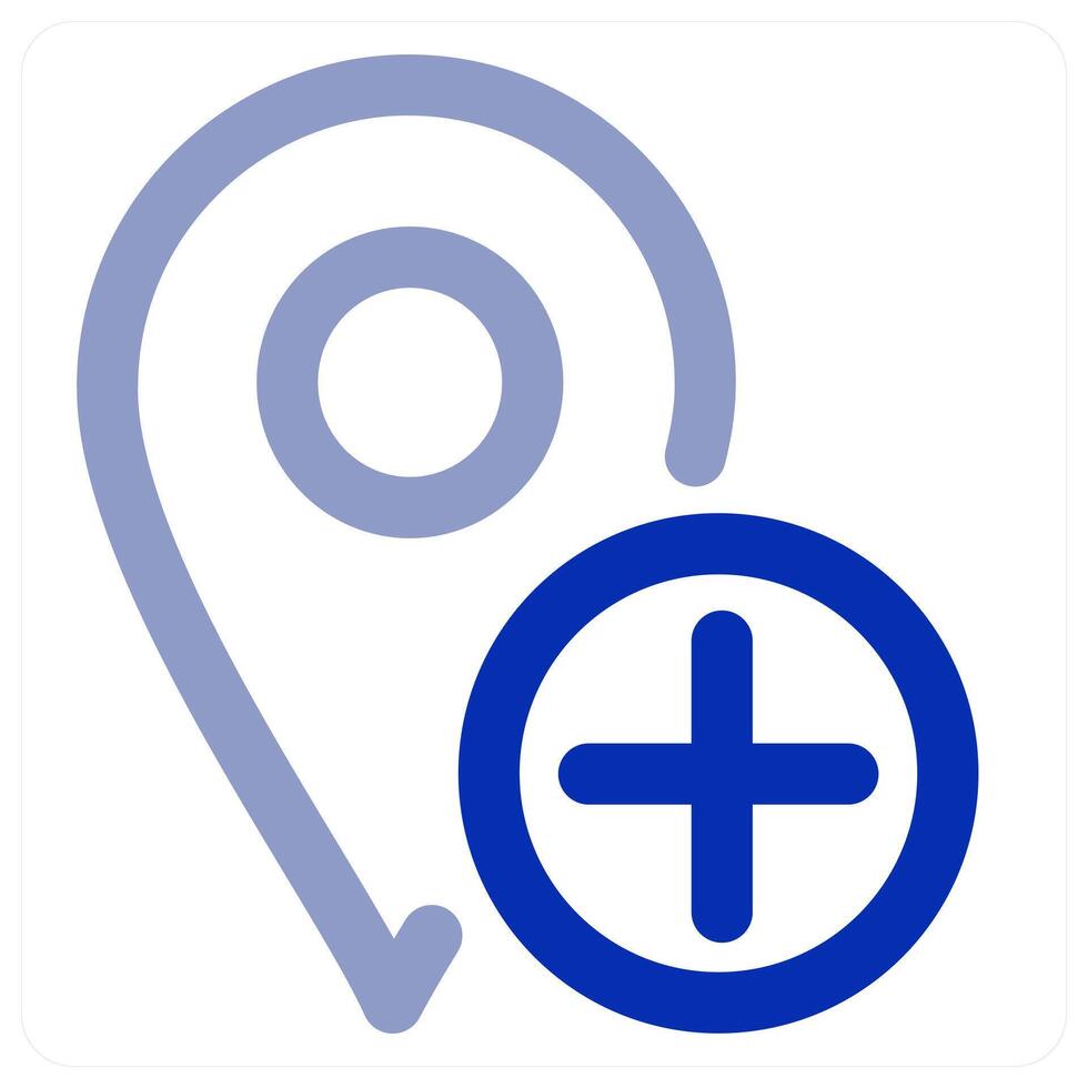 Add Location icon concept vector