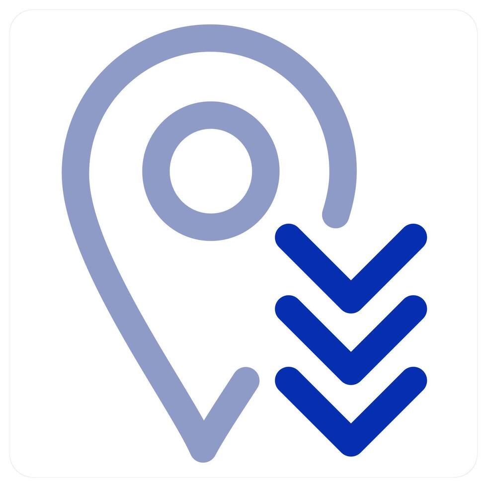 Location and map icon vector