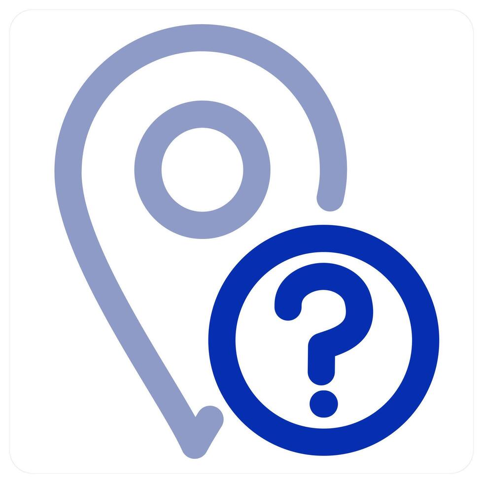 Location Query icon concept vector
