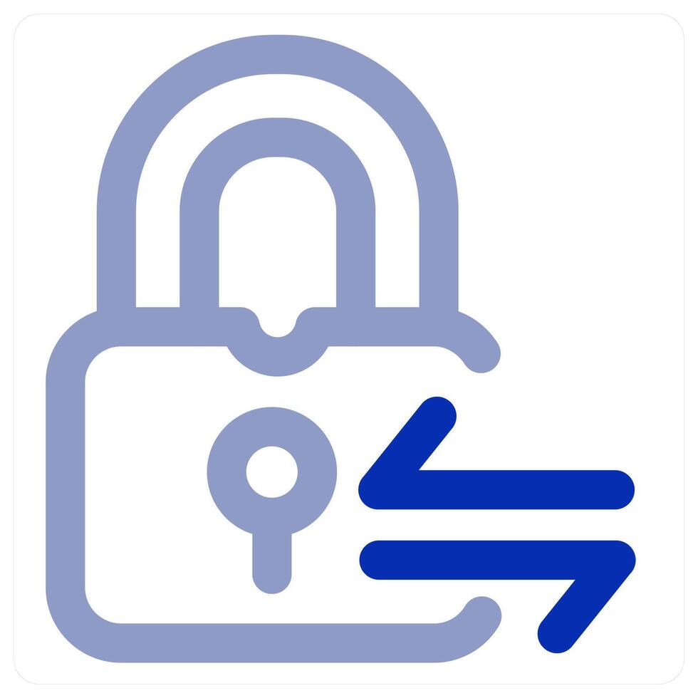 Lock Sync icon vector