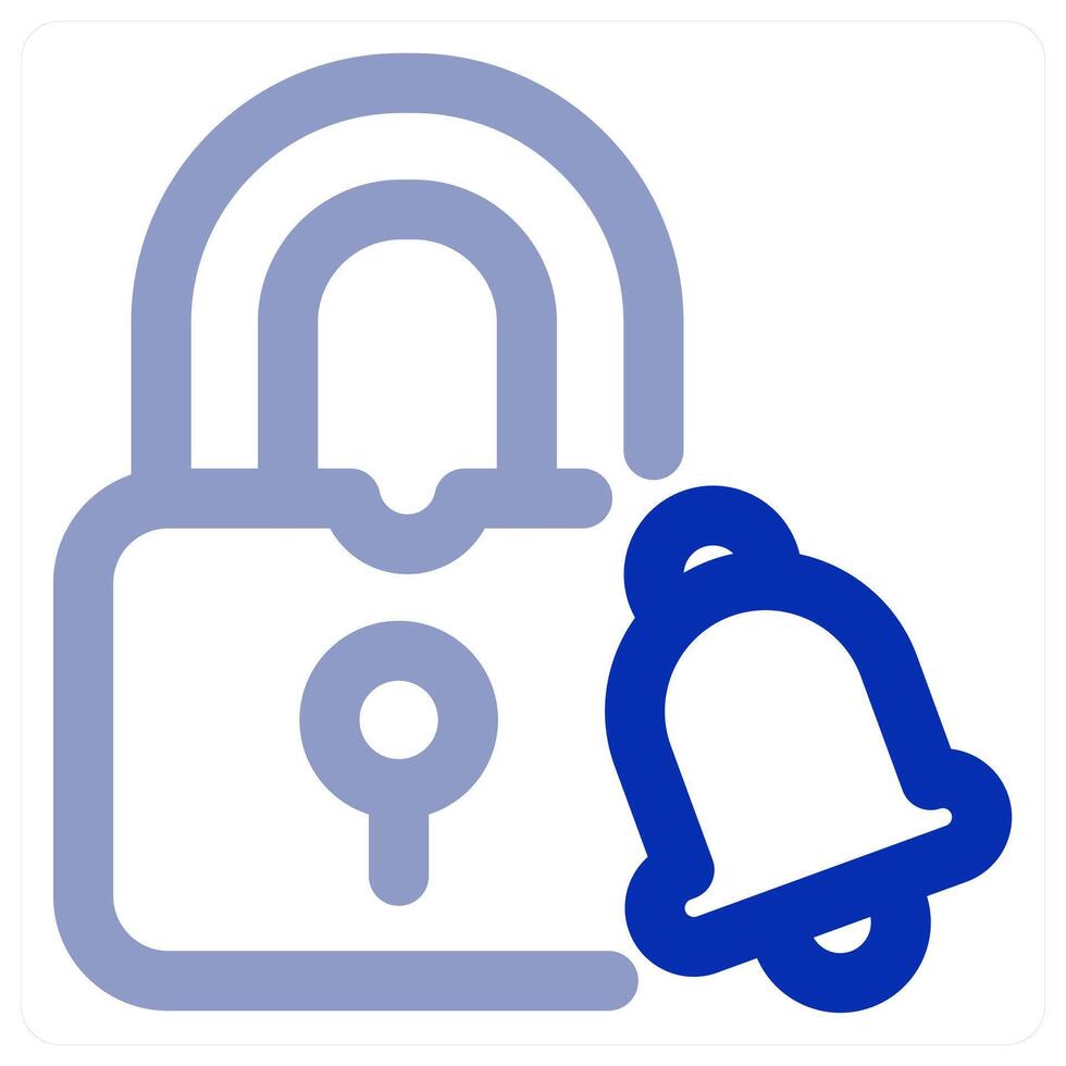 Lock Notification icon concept vector