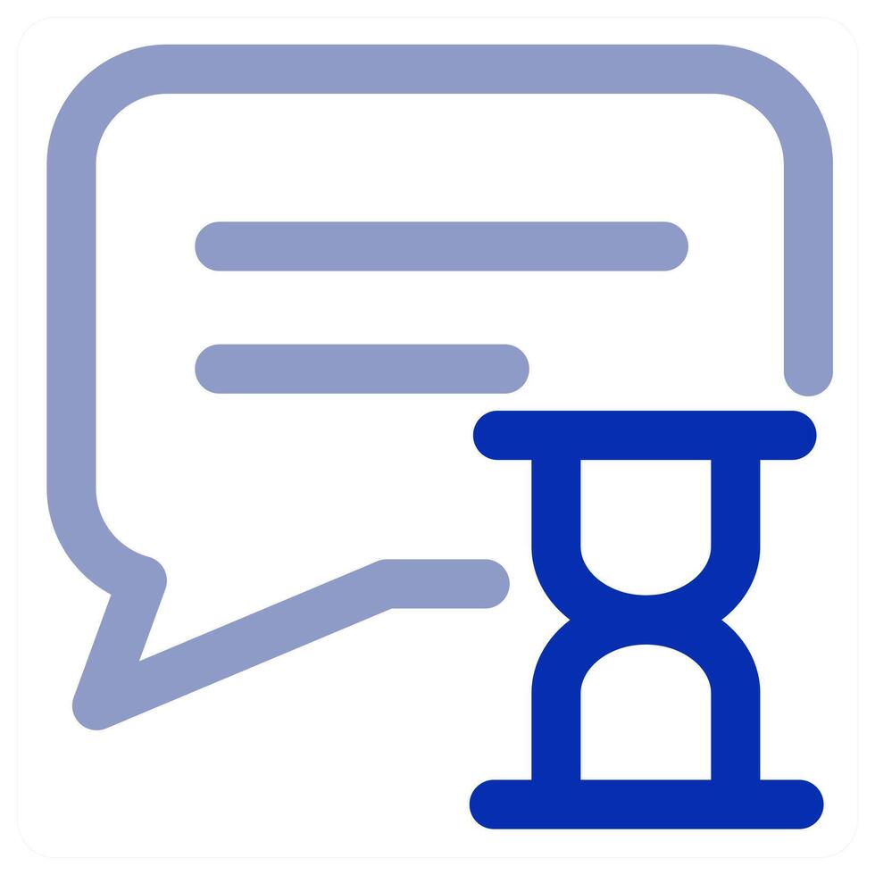 Message On Time concept vector