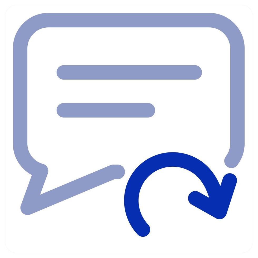 Refresh Message and update icon vector