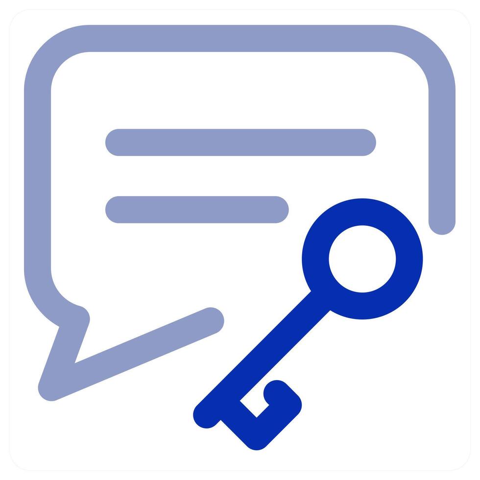 Key Message icon concept vector
