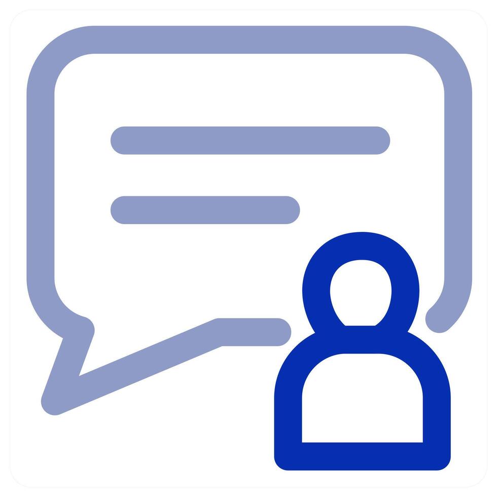 Personal Message icon concept vector