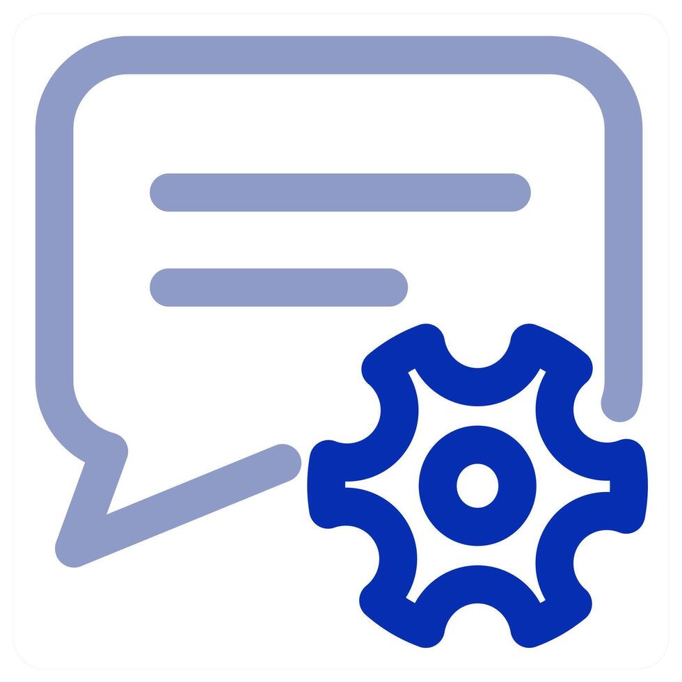 Message Setting icon vector